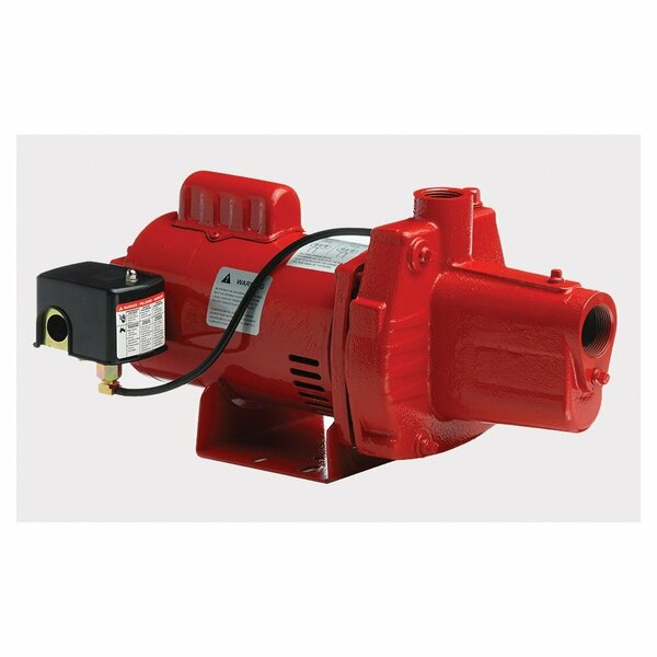 Franklin Electric RJS-75-PREM Shallow Well Jet Pump, 7.2/14.4 A, 115/230 V, 3/4 hp, 1-1/4x1in Connection 602207